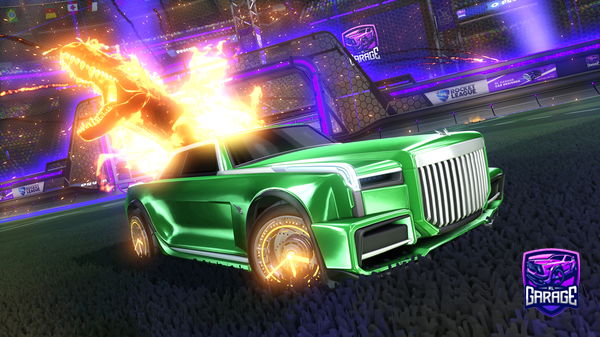 A Rocket League car design from Ibtesam