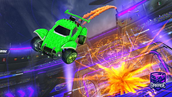 A Rocket League car design from EaglesFanDan