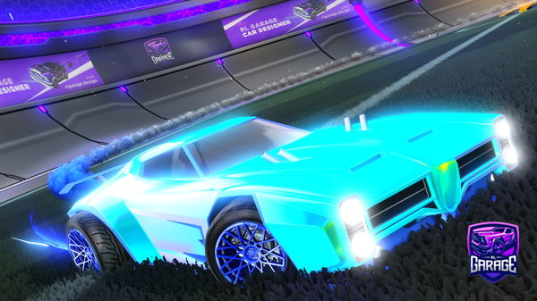 A Rocket League car design from Unknownp3r50n
