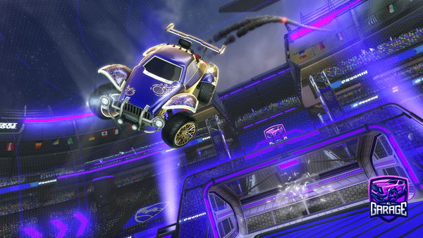 A Rocket League car design from Gabbosplesh