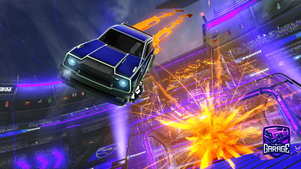 A Rocket League car design from sshami9