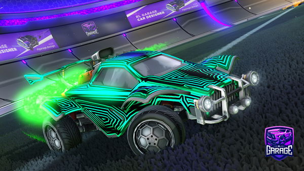 A Rocket League car design from Ironicaly