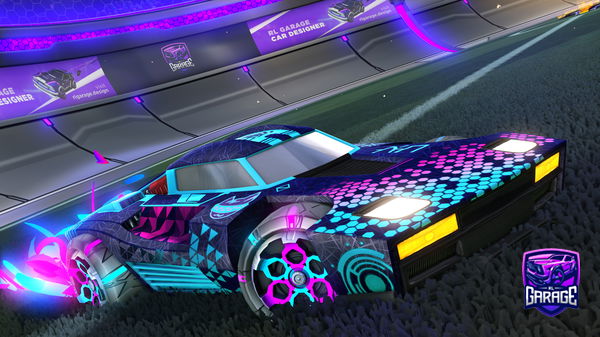 A Rocket League car design from Phantom_Eclipse_