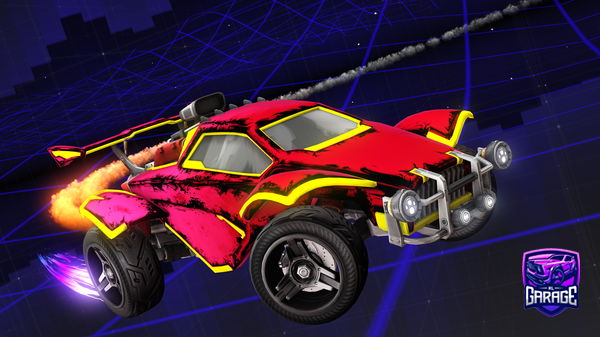 A Rocket League car design from Way22985