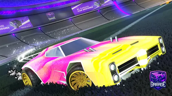 A Rocket League car design from CrmziYT
