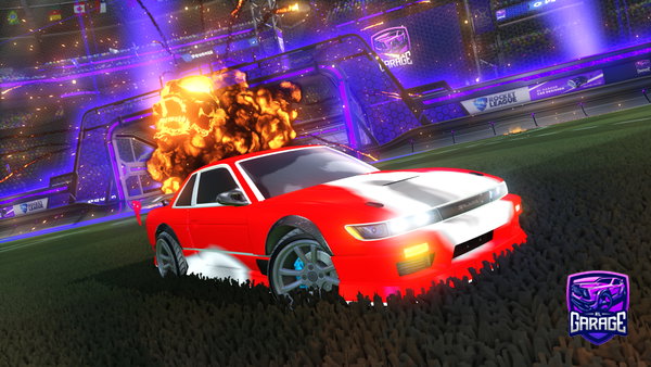 A Rocket League car design from SAMI-_-alhelo