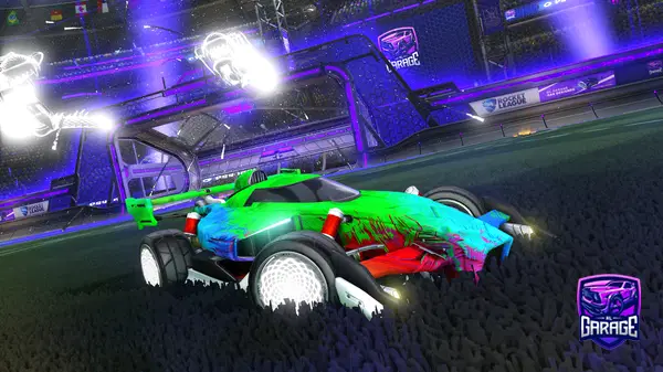 A Rocket League car design from SYNC-VXBZZ