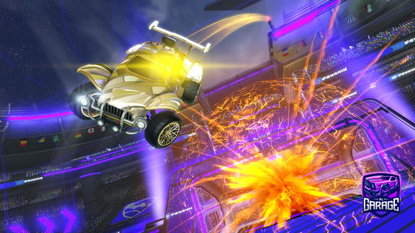 A Rocket League car design from oThornsMC