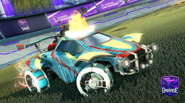 A Rocket League car design from Colognekid