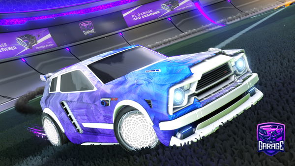 A Rocket League car design from Fentonfox