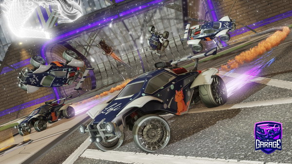 A Rocket League car design from ps-flip-10