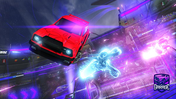 A Rocket League car design from larocacomida