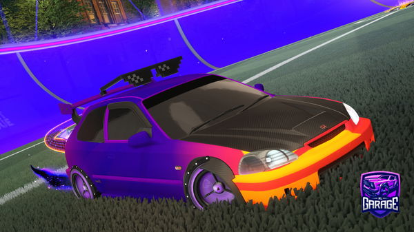 A Rocket League car design from t7k0