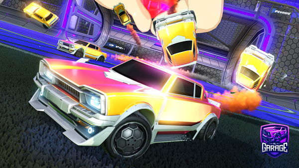 A Rocket League car design from MiraiNikki3836
