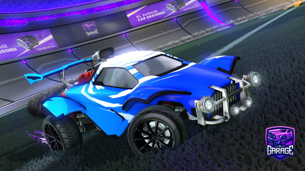 A Rocket League car design from Pulse-Natex