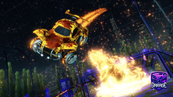 A Rocket League car design from -Goose-