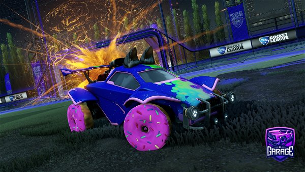 A Rocket League car design from Ice_Sparxx
