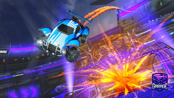 A Rocket League car design from cijag