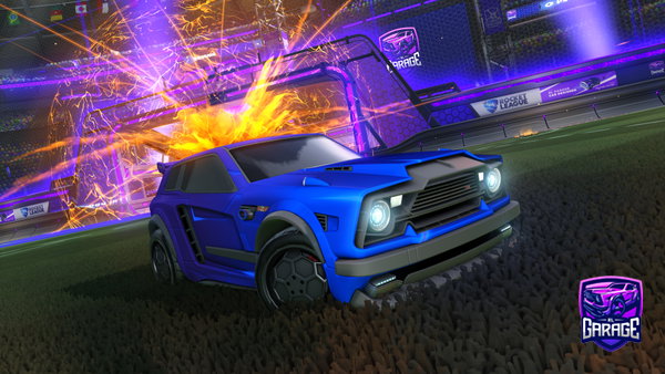 A Rocket League car design from Maathiias