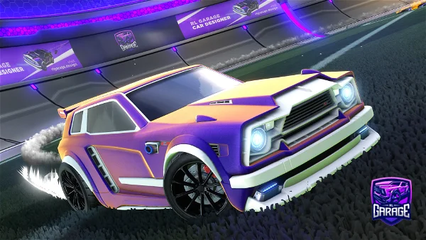 A Rocket League car design from akaAkay