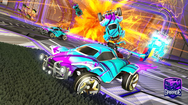 A Rocket League car design from Ice-Deriva