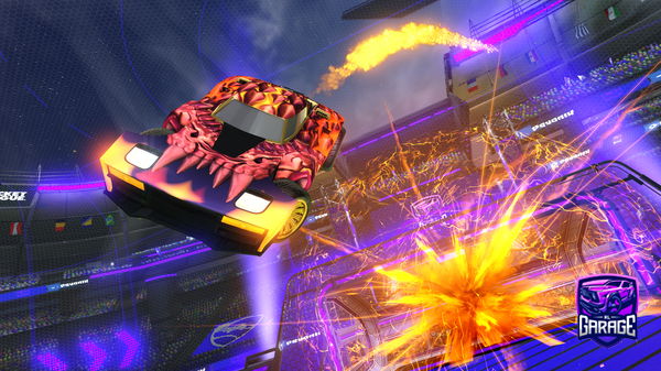 A Rocket League car design from dragonX146077