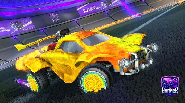 A Rocket League car design from Phoenix555