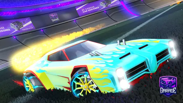 A Rocket League car design from SupermarioRL