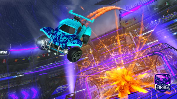 A Rocket League car design from matisse1233