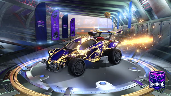 A Rocket League car design from FakeAlpha_07