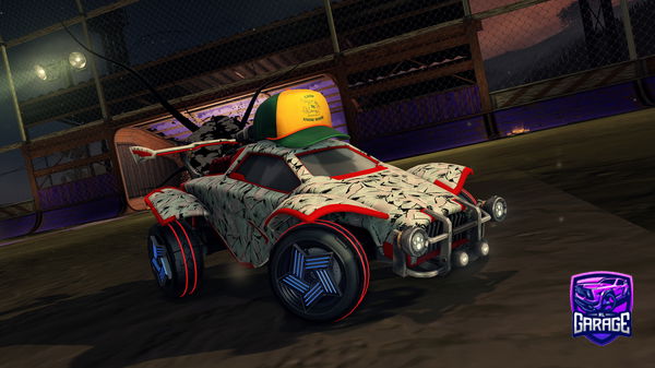 A Rocket League car design from Goatedonswitch