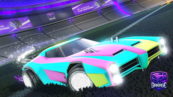 A Rocket League car design from crutonz