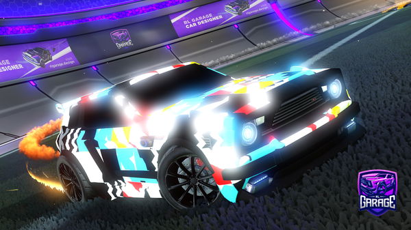 A Rocket League car design from ALIAZUHAIR