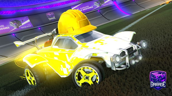 A Rocket League car design from OversizedPug