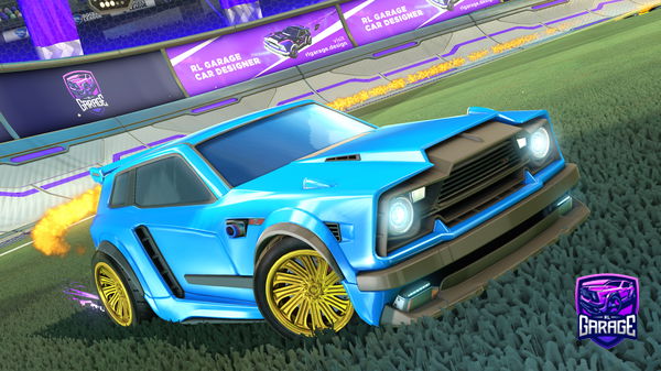 A Rocket League car design from hduo