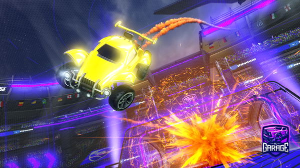 A Rocket League car design from Trex2586