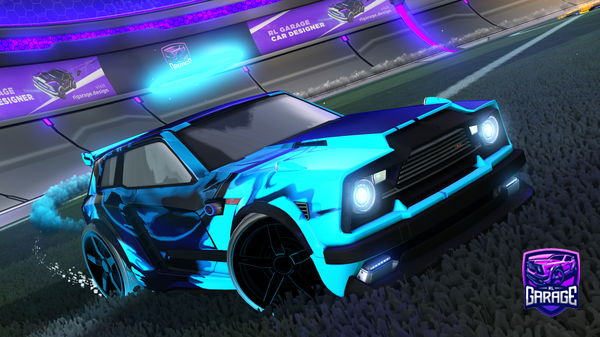 A Rocket League car design from OdaxD