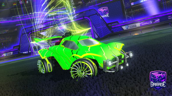 A Rocket League car design from GECKOSLAYER0906