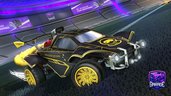 A Rocket League car design from Staggo