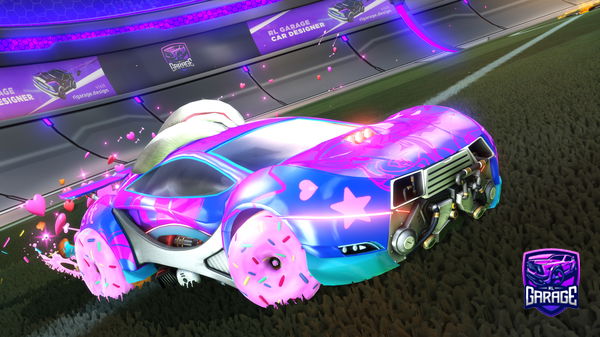 A Rocket League car design from RLGarage