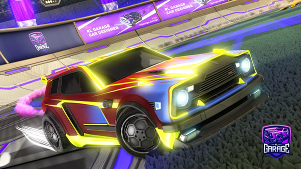 A Rocket League car design from Effalumper