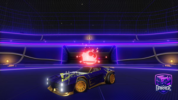 A Rocket League car design from Goldengalaxy09