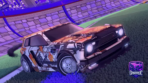 A Rocket League car design from floopdafinn