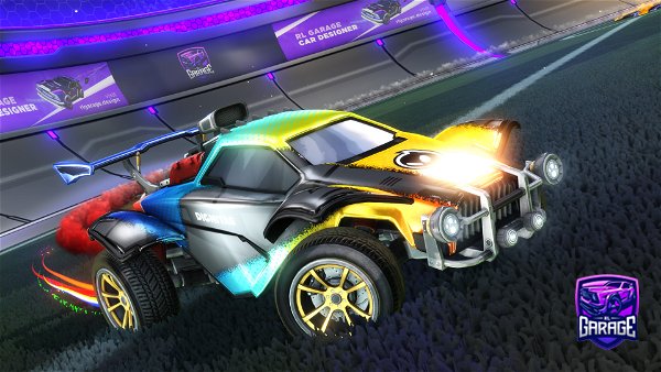 A Rocket League car design from pickuplord
