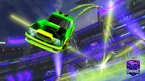 A Rocket League car design from Jakkalops