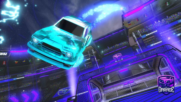 A Rocket League car design from Swiftyjayz