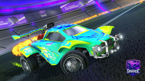 A Rocket League car design from flakie1110