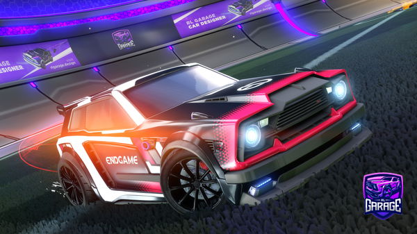 A Rocket League car design from Mlontor