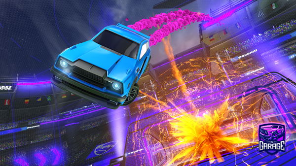 A Rocket League car design from mobeby