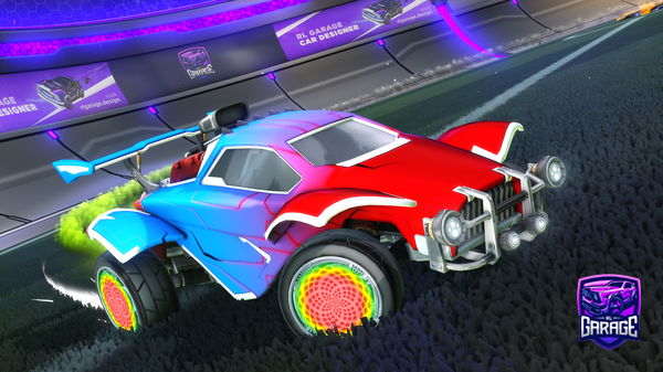 A Rocket League car design from MIILO_SPAZZR